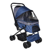 Zampa Nova Kedi ve Köpek Arabası Lacivert 52x76.5x95 Cm